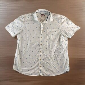 Johnnie-O Bonnie Hangin' Out Shirt  Mens XL Short Sleeve Button Up JMWS2740